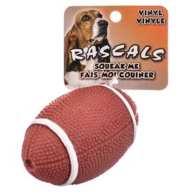 Rascals Vinyl Football Dog Toy - 4" Long