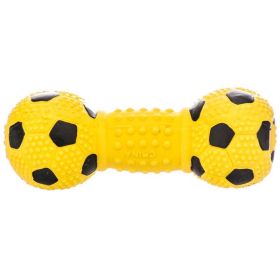 Rascals Latex Soccer Ball Dumbbell Dog Toy - Blue - 5.5" Long