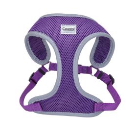 Coastal Pet Comfort Soft Reflective Wrap Adjustable Dog Harness - Purple - X-Small - 16-19" Girth - (5/8" Straps)
