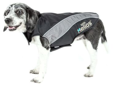 Helios Octane Softshell Neoprene Satin Reflective Dog Jacket w/ Blackshark technology (size: large)