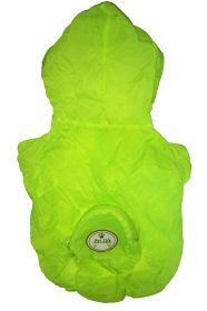 The Ultimate Waterproof Thunder-Paw Adjustable Zippered Folding Travel Dog Raincoat (size: X-Small)