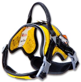 Dog Helios 'Scorpion' Sporty High-Performance Free-Range Dog Harness (Color: Yellow)