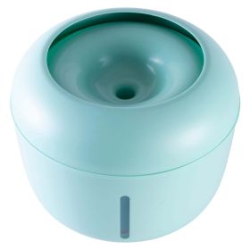 Pet Life 'Moda-Pure' Ultra-Quiet Filtered Dog and Cat Fountain Waterer (Color: Green)